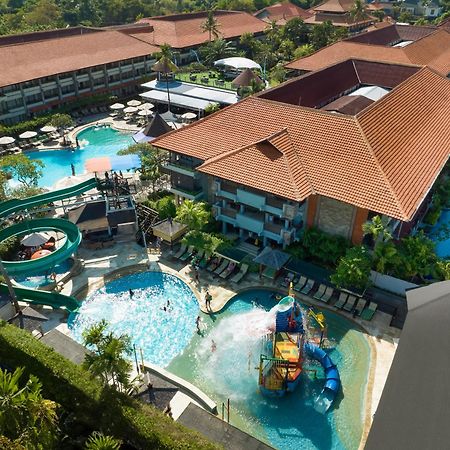 Bali Dynasty Resort Кута Экстерьер фото Waterbom Bali aerial view